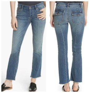 We the Free by Free People Austin Raw Hem Ankle Jeans Women’s Size 27